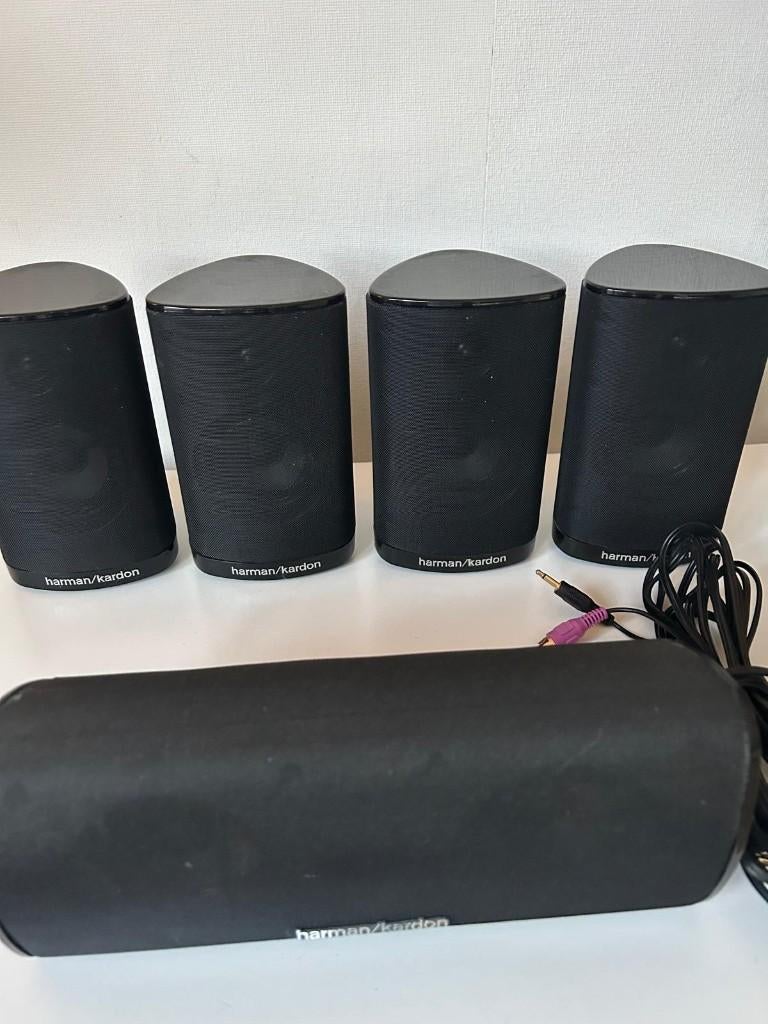 harman kardon HKTS210, Audio, Tv en Foto, Luidsprekers, Gebruikt, Complete surroundset, 120 watt of meer, Ophalen