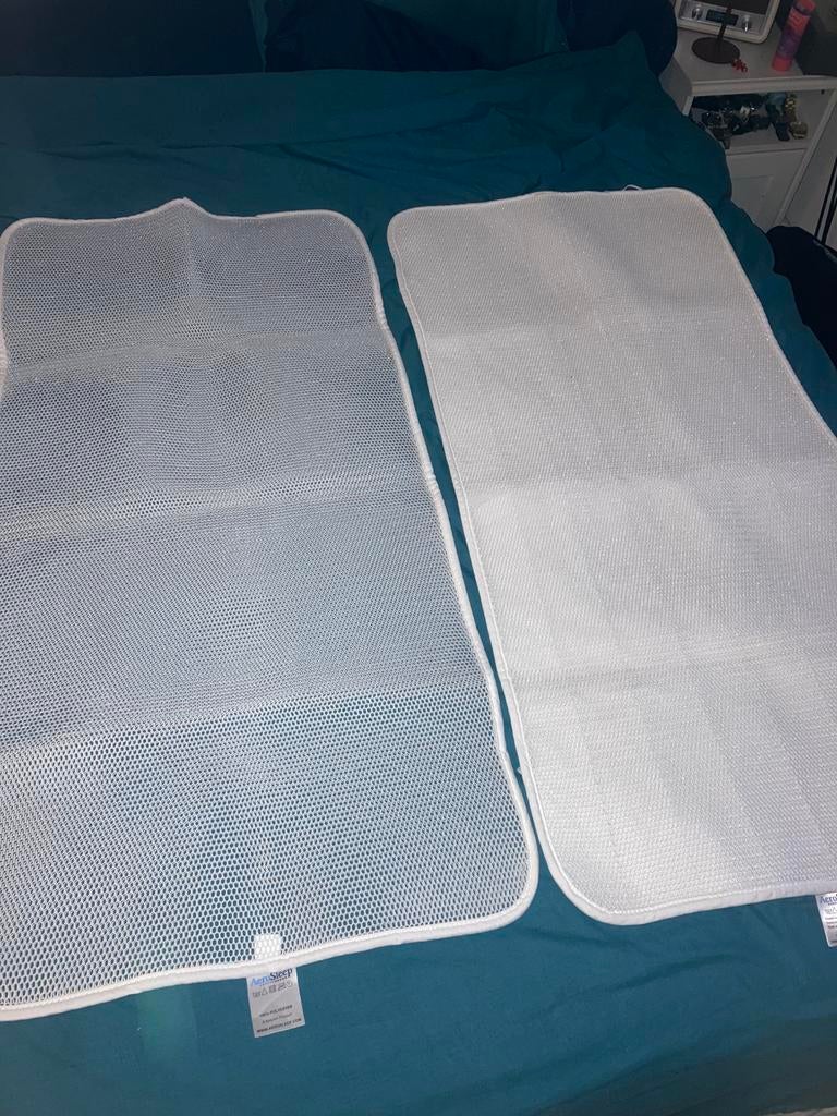 Spulletjes van aerosleep 120 x 60 hoesjes erc, Kinderen en Baby's, Kinderkamer | Beddengoed, Ophalen, Jongetje of Meisje, Wit