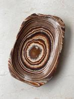 Decoratieve schaal van onyx ,uniek design, Overige materialen, Schaal, Verzenden, Zo goed als nieuw