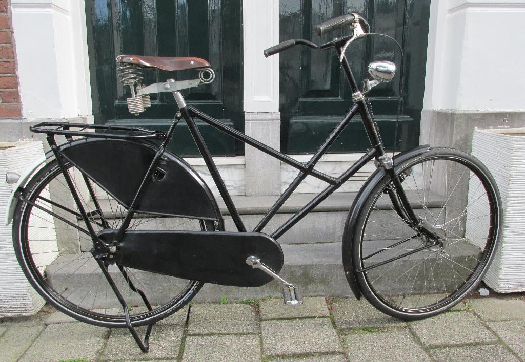 E.K.A. oldtimer fiets met kruisframe, Ophalen, Terugtraprem, Jaren '60 of nieuwer, 59 cm of meer