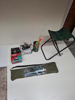 Hengelsport set met stoel en viskoffer, Ophalen, Gebruikt, Koffer of Tas