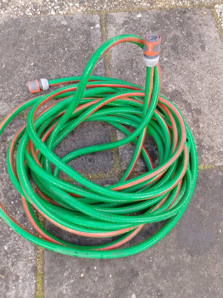 Tuinslang 15 meter met toebehoren, Tuin en Terras, Tuinslangen, Ophalen, Gebruikt, Tuinslang