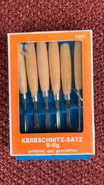 Houtsnij beitel set houtsnijden, Ophalen of Verzenden, Zo goed als nieuw