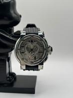 Aquanautic Bara Cuda met diamanten briljanten, Overige merken, Gebruikt, Staal, Aquanautic