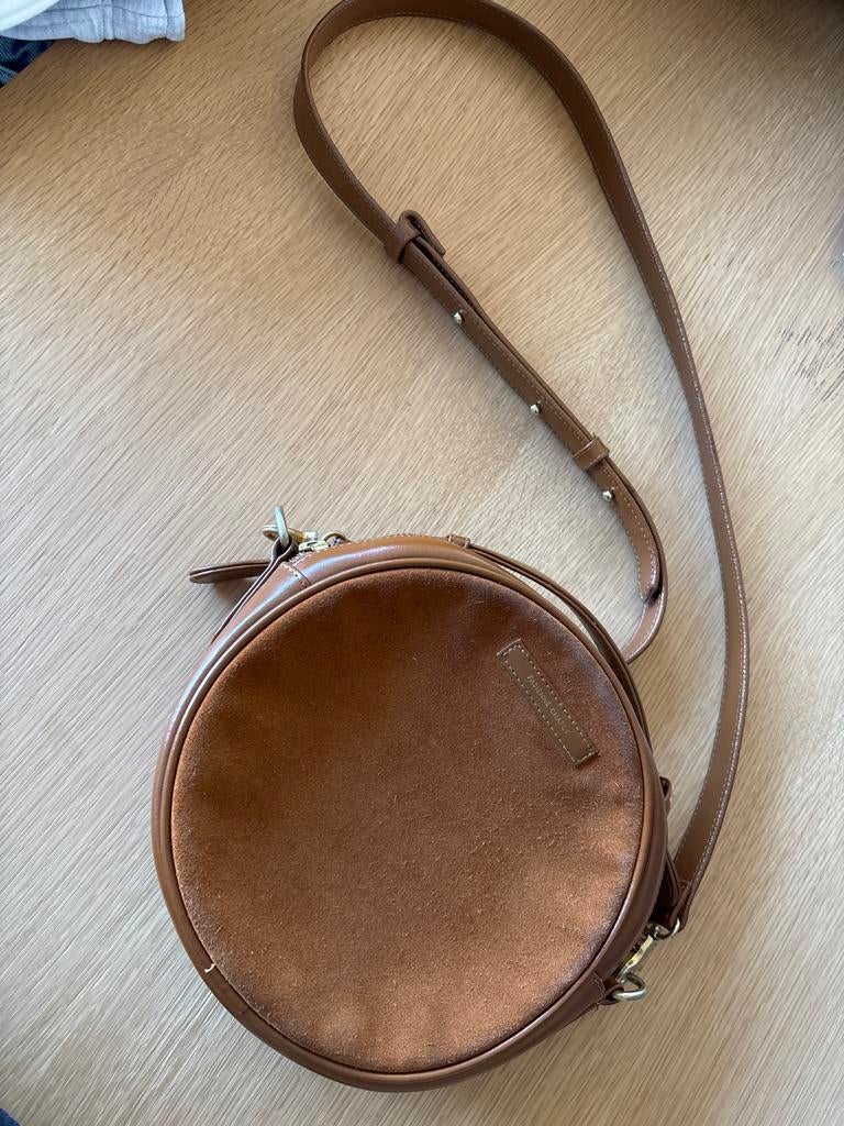 Fabienne Chapot Crossbody Tas Camel, Ophalen of Verzenden, Gebruikt, Bruin, Schoudertasje