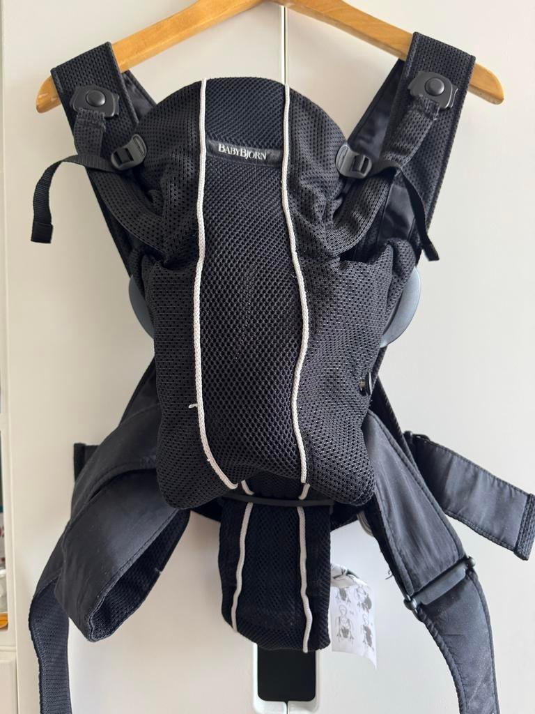 BabyBjörn Draagzak Zwart - Comfortabel en Ergonomisch, Kinderen en Baby's, Babydragers en Draagdoeken, Ophalen, Zo goed als nieuw
