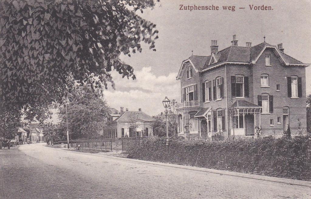 GA1569 Vorden Zutphenscheweg Gelderland Keijenborg Hummelo, Verzamelen, Ansichtkaarten | Nederland, Verzenden, 1920 tot 1940, Ongelopen