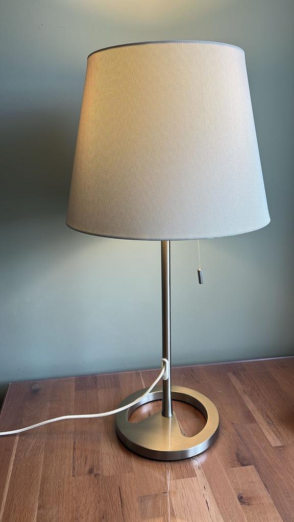 IKEA Nyfors tafellamp evt met Philips Hue lamp, Ophalen, Gebruikt, Metaal, 50 tot 75 cm