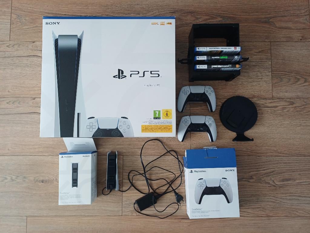 Sony PS5 [825GB] DISC EDITION [WIT], Spelcomputers en Games, Spelcomputers | Sony PlayStation 5, Ophalen, Zo goed als nieuw, Playstation 5