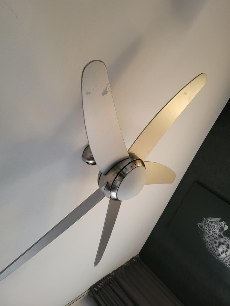 Plafond ventilator met afstandbediening, Witgoed en Apparatuur, Ventilatoren, Ophalen, Ventilator met afstandsbediening, Gebruikt