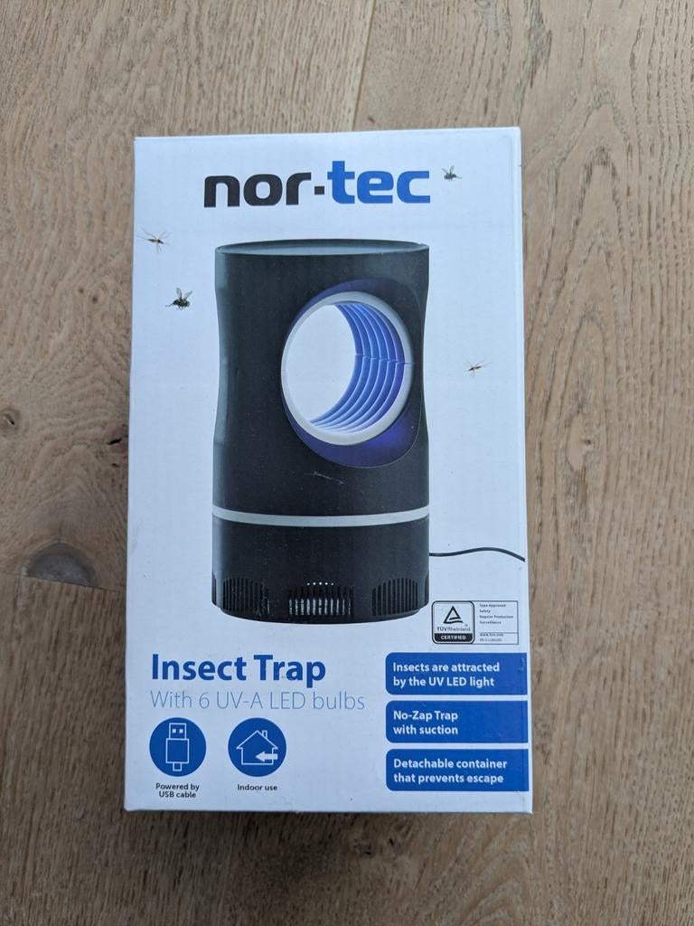 NIEUW Insecten lamp, vliegenlamp nor-tec insect trap, Ophalen of Verzenden, Nieuw, Kunststof, Minder dan 50 cm