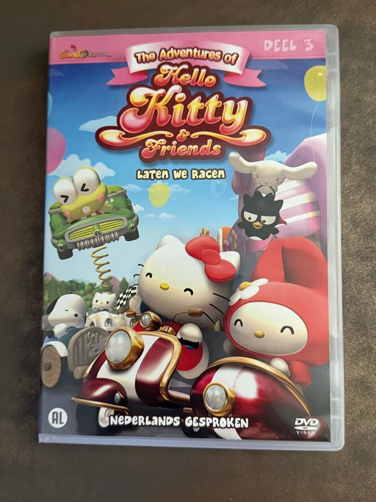 Hello Kitty & Friends - Laten we Racen DVD Deel 3, Avontuur, Gebruikt, Alle leeftijden, Ophalen of Verzenden