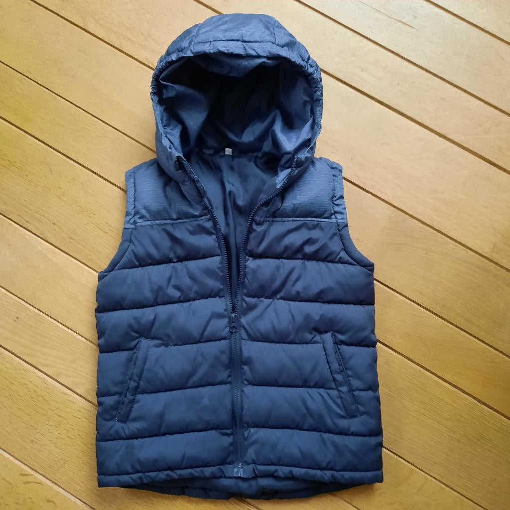 Pocopiano bodywarmer donker blauw maat 140, Kleding | Dames, Bodywarmers, Zo goed als nieuw, Maat 34 (XS) of kleiner, Blauw, Ophalen of Verzenden