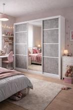 KLEDINGKAST MET TRANSPORT EN MONTAGE, Met deur(en), Nieuw, 200 cm of meer, Glas