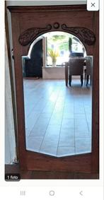 Antieke spiegel klassieke en landelijke stijl van 18 de eeuw, Antiek en Kunst, Ophalen, Rechthoekig, 50 tot 100 cm, 150 tot 200 cm