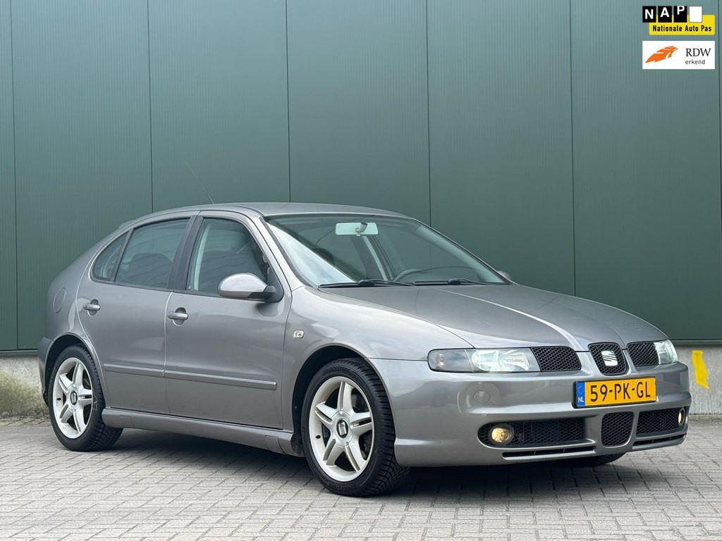 Topstaat Seat Leon 1.8-20VT Topsport 180PK | 2e Eigenaar |, Auto's, Seat, Voorwielaandrijving, 4 cilinders, 1264 kg, Leon