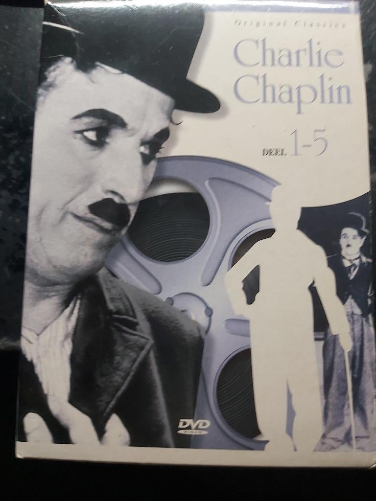 charlie chaplin 1 t/m. 5, Alle leeftijden, Boxset, Ophalen of Verzenden, Zo goed als nieuw