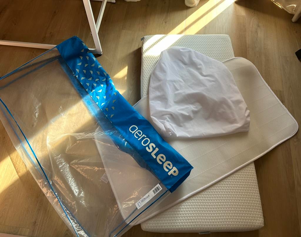 Aerosleep Essential ledikant matras 60x120cm, Ophalen, Jongetje of Meisje, Wit, Overige typen