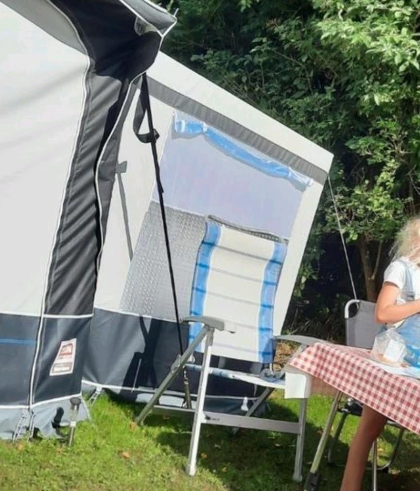 Dorema Lugano uitbouw aanbouw zijtent erker grijs, Ophalen, Zo goed als nieuw, Tot en met 2
