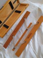 Parallel liniaal 3-delig Ahrend in koffer vintage, Antiek en Kunst, Ophalen of Verzenden