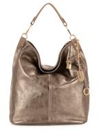 Nieuwe Anna Morellini leren Greta Gunmetal hobo bag (670), Verzenden, Nieuw, Overige kleuren, Overige typen