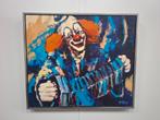 Levendig Schilderij: Clown met Accordeon van H. Hess, Antiek en Kunst, Ophalen