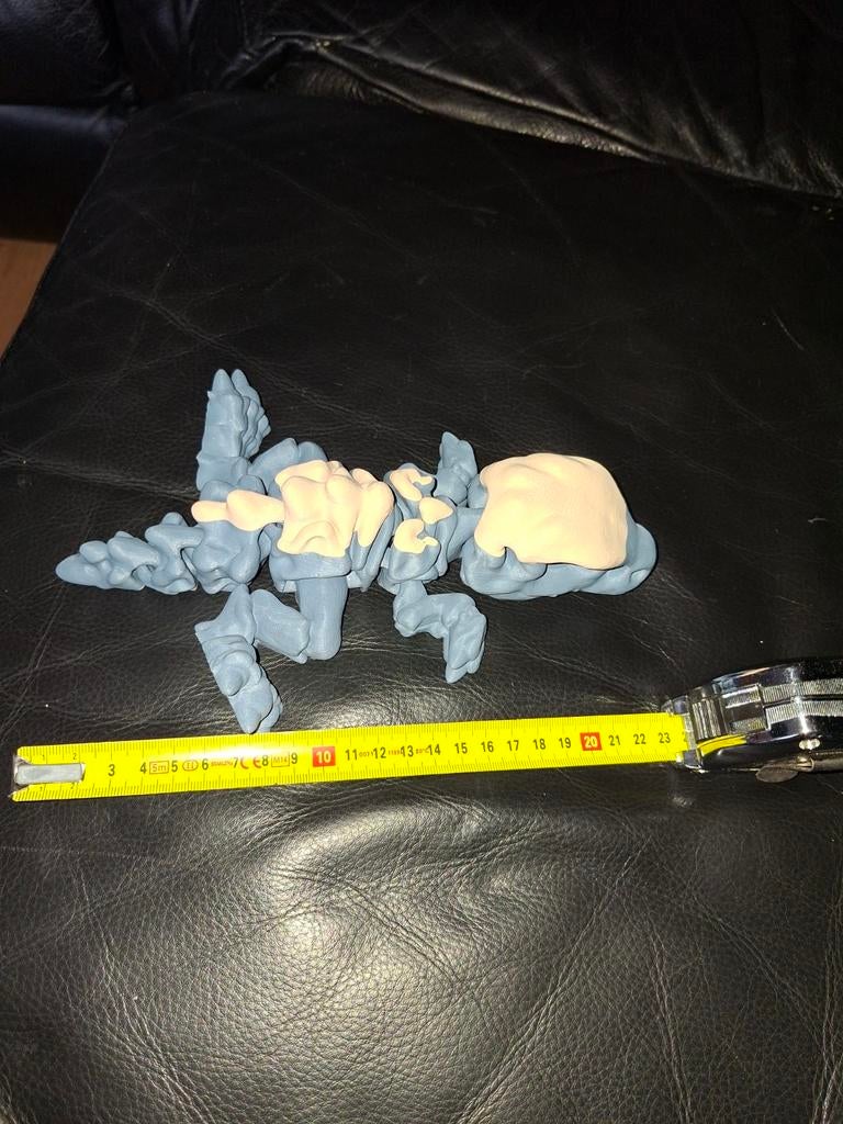3D-geprint dino's en spin skelet - flexibel en beweegbaar, Ophalen of Verzenden, Zo goed als nieuw