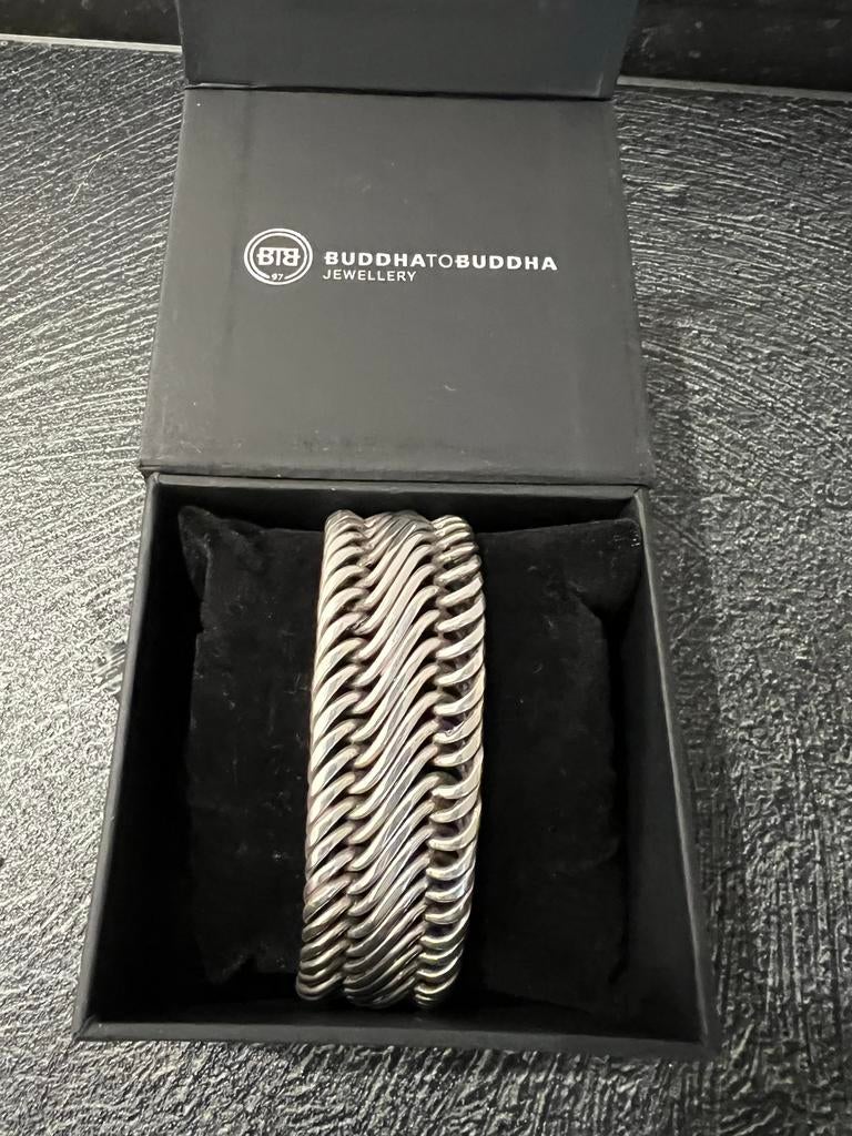 Buddha to Buddha Edwin Armband - Gerecycled Zilver, Ophalen, Zo goed als nieuw, Zilver