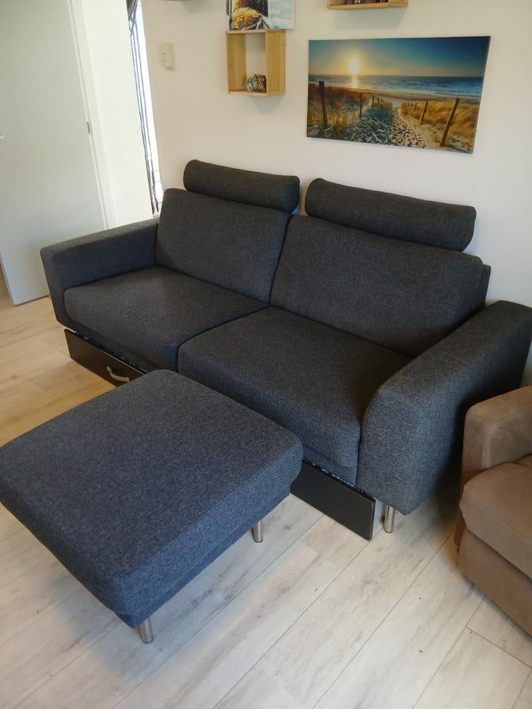 Tom 3-zits bank met 2 hoofdsteunen en hocker, Ophalen