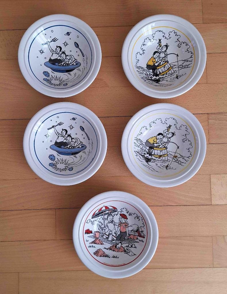 Suske en Wiske bordjes, Ophalen of Verzenden, Suske en Wiske, Zo goed als nieuw, Gebruiksvoorwerp