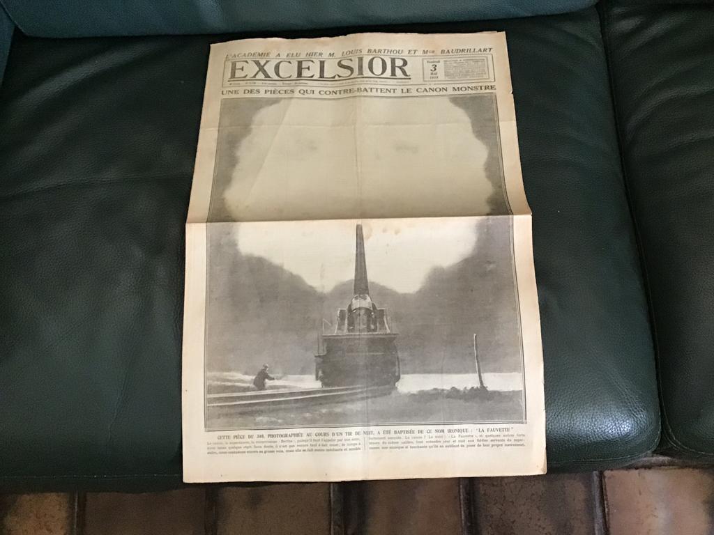 Authentieke Franse oorlogskrant 3 mai 1918, Verzamelen, Militaria | Algemeen, Ophalen of Verzenden, Landmacht, Overige gebieden