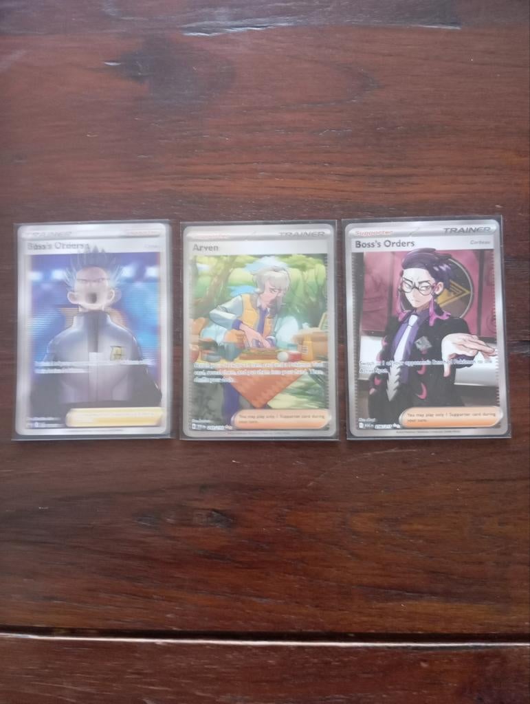 3 speelbare kaarten fullart, Ophalen of Verzenden, Meerdere kaarten