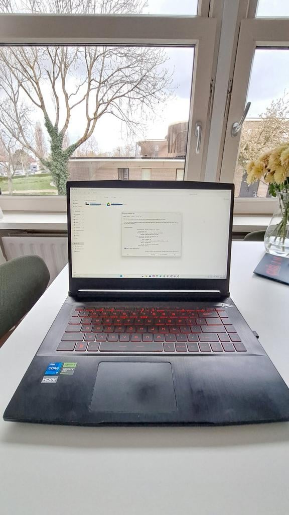 MSI Thin GF63 12UC-683NL | Gaming Laptop, Computers en Software, Windows Laptops, Gebruikt, 2 tot 3 Ghz, Gaming, SSD