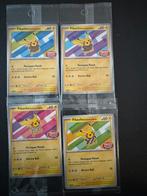 Batik Pikachu – Indonesië Promokaarten (set van 4), Ophalen of Verzenden, Nieuw, Meerdere kaarten