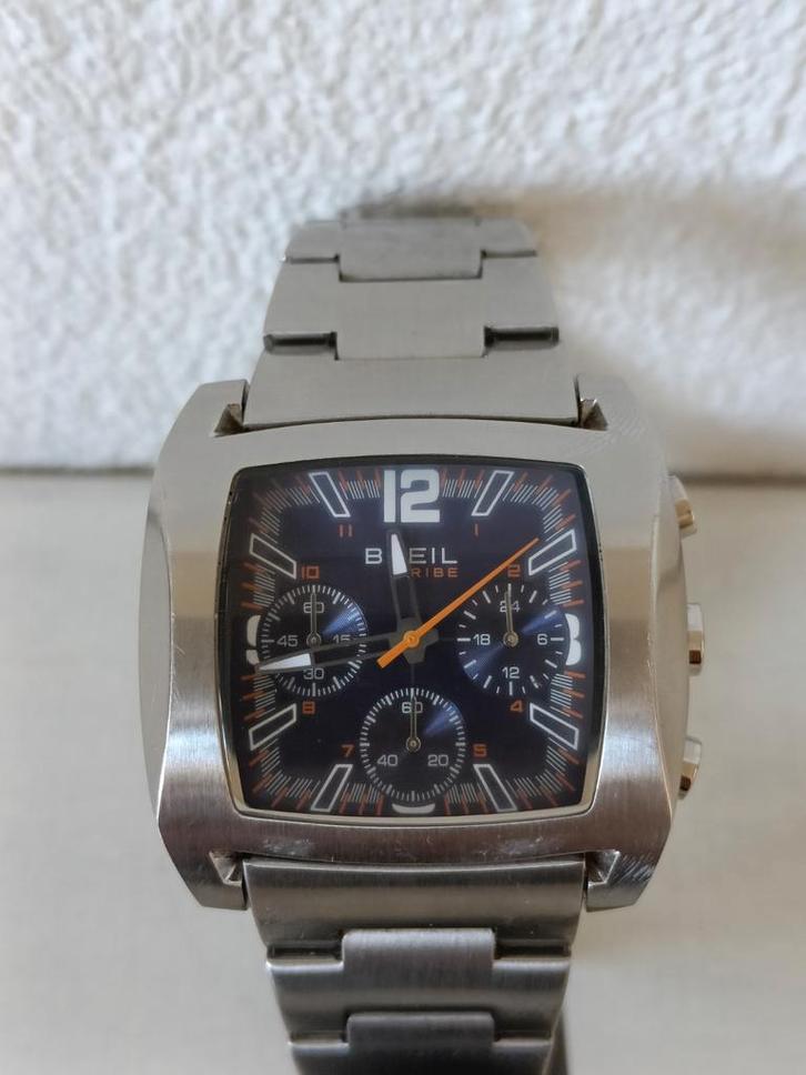 Breil TW0121Tribe TV case, Sieraden, Tassen en Uiterlijk, Sporthorloges, Zo goed als nieuw, iOS, Grijs, Waterdicht, Ophalen of Verzenden