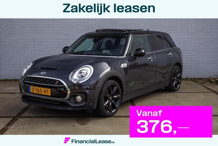 Mini Clubman 2.0 Cooper S ALL4 Pano|HUD|Camera|CarPlay, Auto's, Mini, Bedrijf, Lease, Financial lease, Clubman, 4x4, ABS, Achteruitrijcamera
