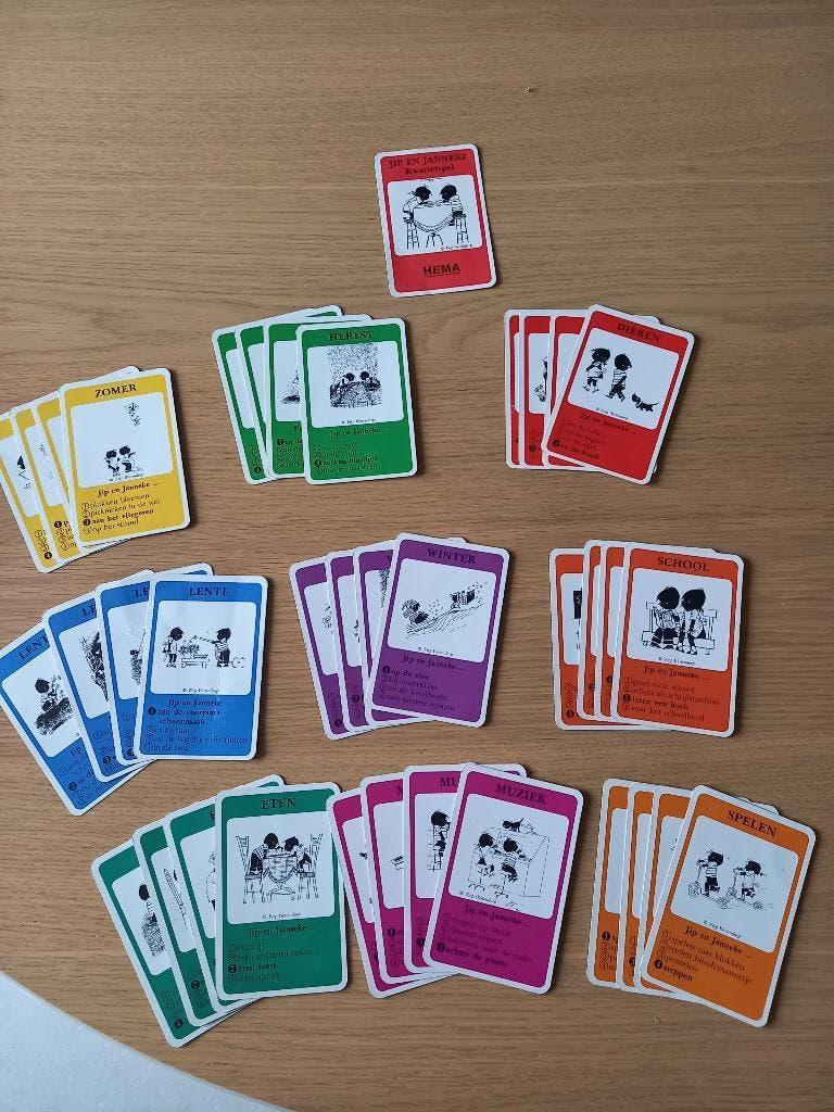 kwartetspel jip en janneke uitgave hema, Ophalen of Verzenden, Gebruikt
