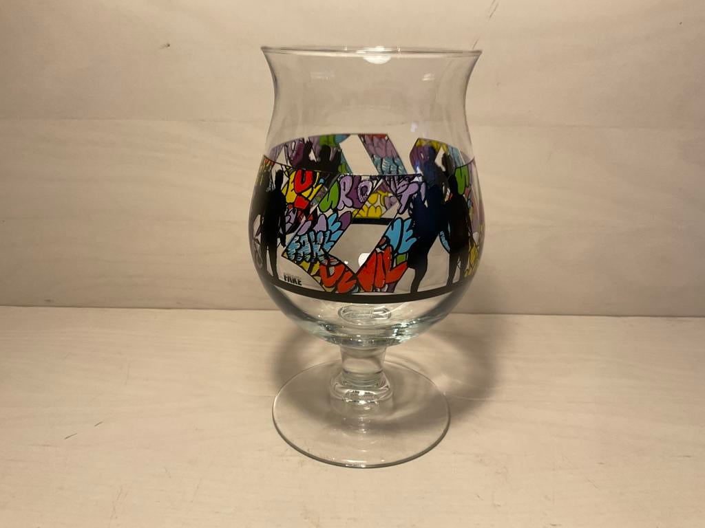 Duvel Fake bierglas collectie 2021, Ophalen of Verzenden, Zo goed als nieuw, Glas of Glazen, Duvel