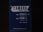Yamaha XS250 S XS400S 1978 parts list XS 250 XS 400, Yamaha