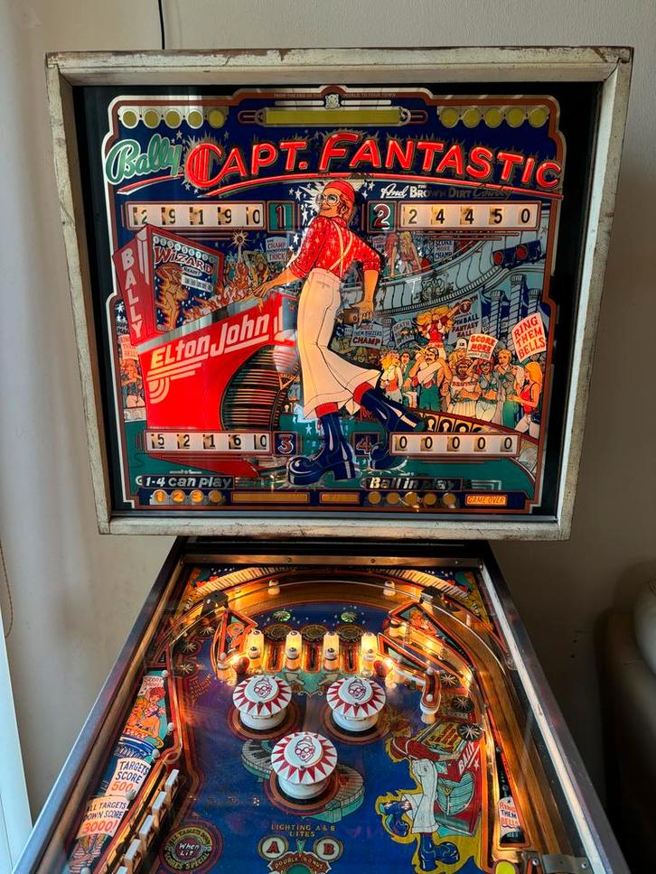 Bally Capt. Fantastic Flipperkast, Verzamelen, Automaten | Flipperkasten, Gebruikt, Mechanisch, Flipperkast, Bally, Ophalen