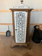 Oude gietijzen kolenkachel, Huis en Inrichting, Kachels, Ophalen, Zo goed als nieuw, Hout, Houtkachel