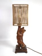 Antieke Black Forest Beer met Lamp, Ophalen of Verzenden