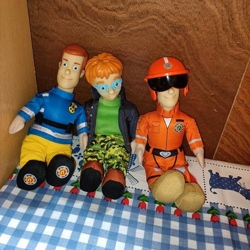 Brandweerman Sam poppen 25 cm, Kinderen en Baby's, Speelgoed | Actiefiguren, Ophalen of Verzenden