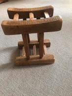 Alblasserwaards melkkrukje van wilgenhout, Ophalen, Gebruikt, Hout