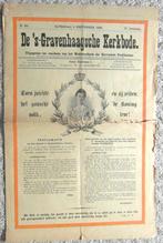 1898 inhuldiging wilhelmina 's-Gravenhaagsche Kerkbode, Ophalen of Verzenden, Gebruikt, Nederland, Tijdschrift of Boek