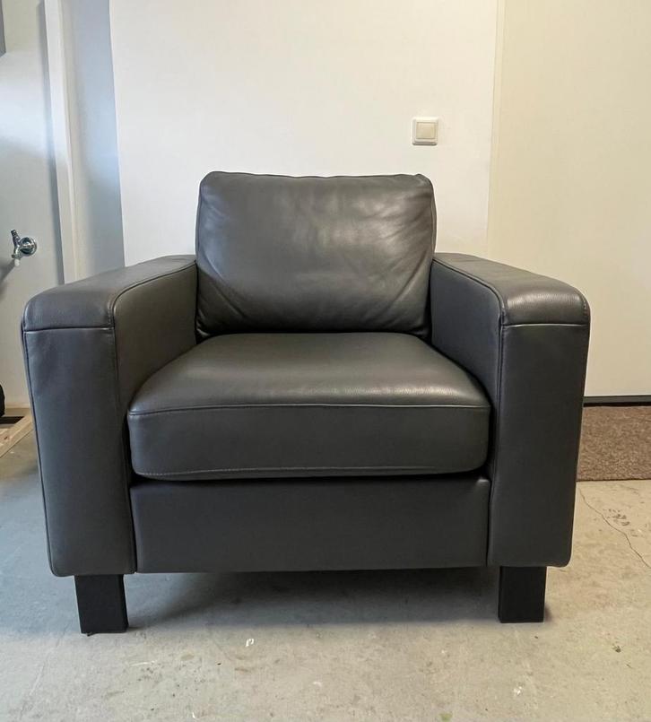 Luxe stoel, Huis en Inrichting, Fauteuils, Zo goed als nieuw, Leer, 75 tot 100 cm, 75 tot 100 cm, Ophalen