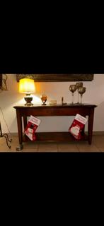 Sidetable, Ophalen, 100 tot 150 cm, Zo goed als nieuw, Kersenhout