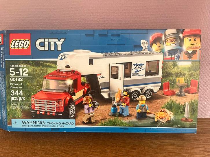 LEGO City 60182 Pickup & Caravan - Complete Set!, Kinderen en Baby's, Speelgoed | Duplo en Lego, Zo goed als nieuw, Lego, Complete set