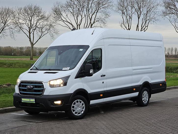 Ford E-Transit 350 L4H3 Trend 68 kWh Airco Automaat Koerier, Auto's, Bestelauto's, Bedrijf, Te koop, ABS, Achteruitrijcamera, Airconditioning