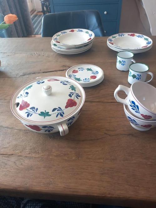 boerenbont servies delen, Antiek en Kunst, Antiek | Servies compleet, Ophalen of Verzenden